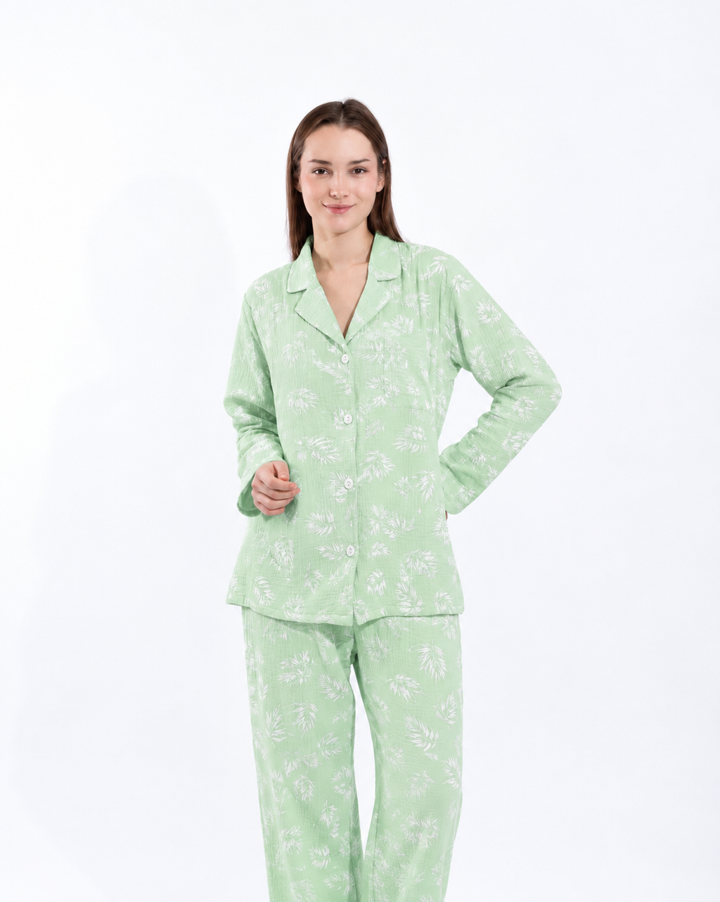 Matcha feather - Long sleeve