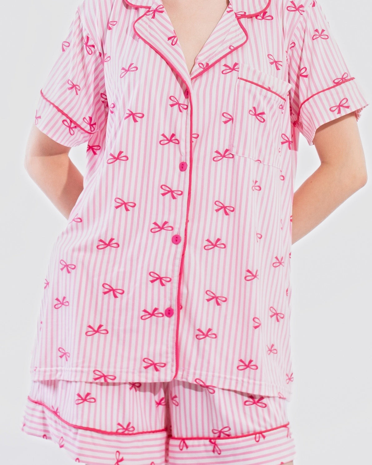 Pink Ribbon Short