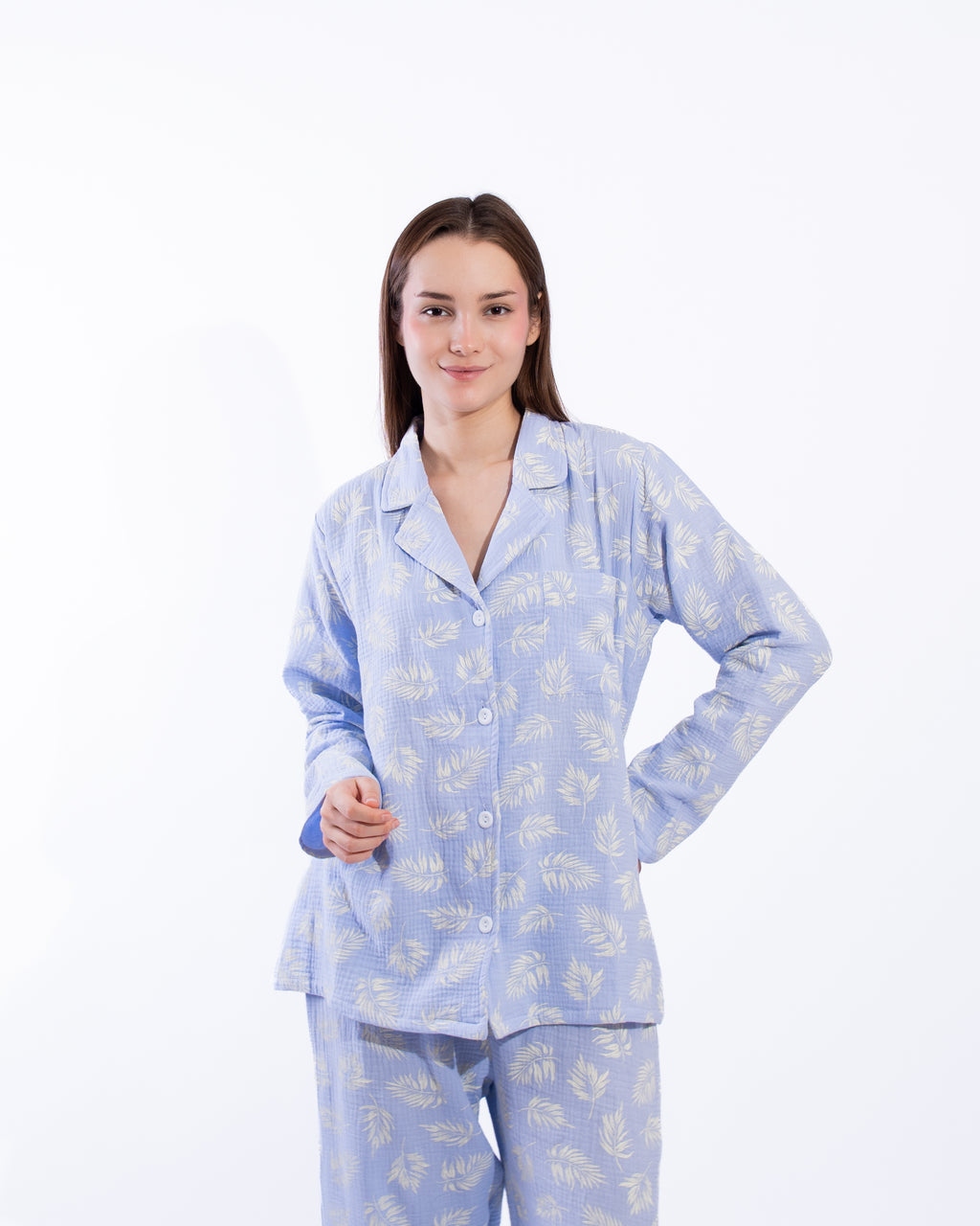 Blue feather - Long sleeve