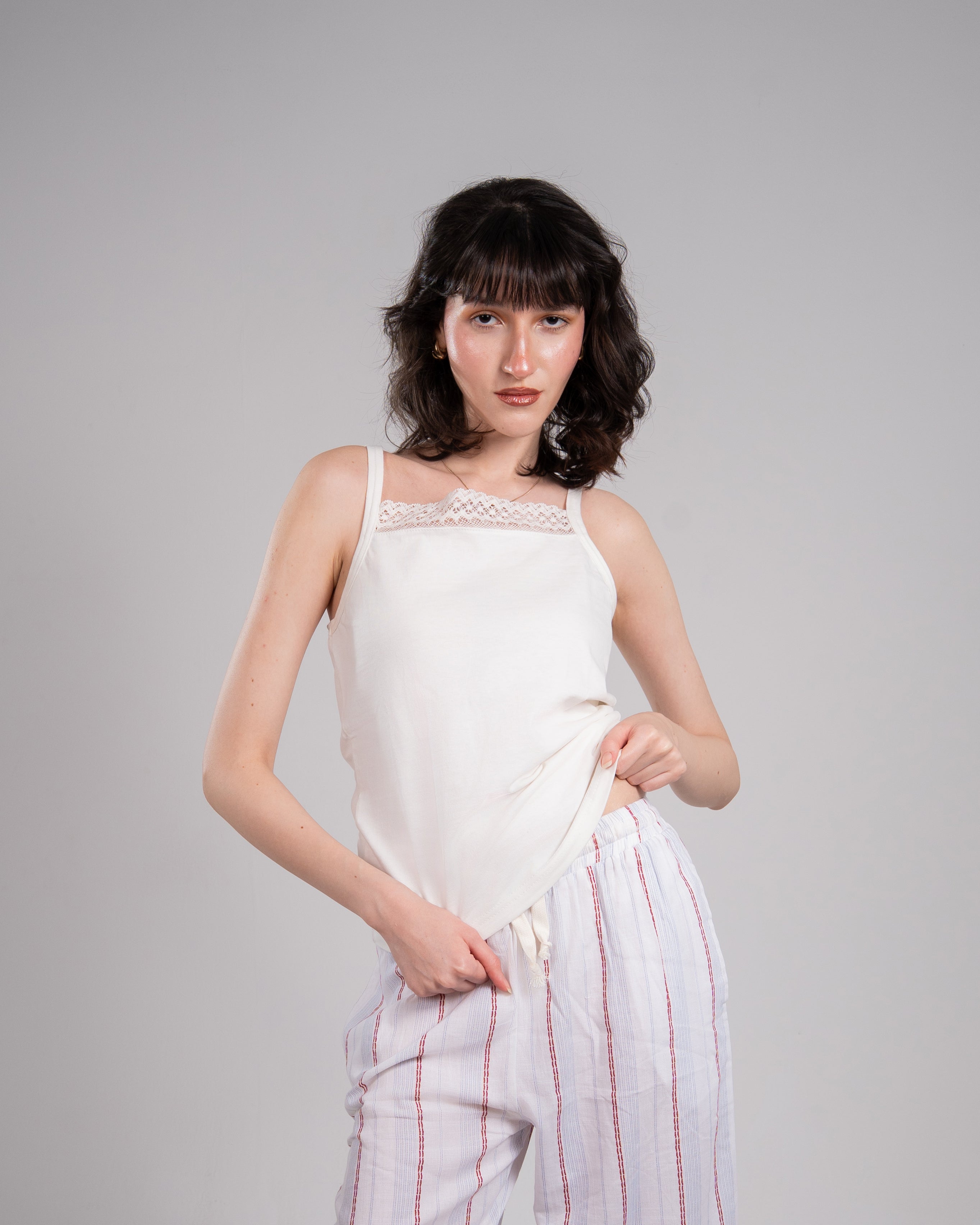 Blue & Red Strip PJ
