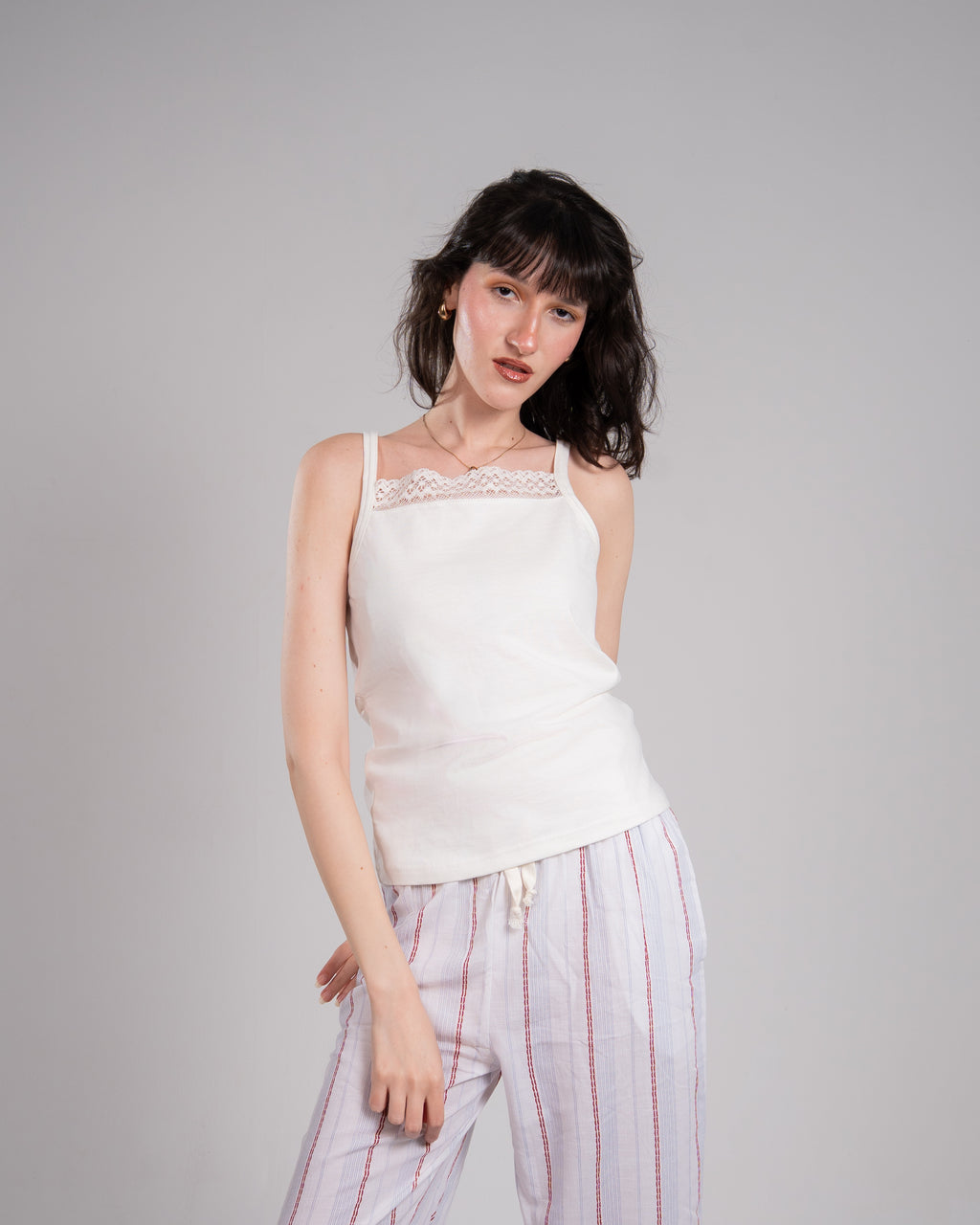 Blue & Red Strip PJ